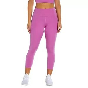 GapFit Womens Cropped Legging Rosebud Pink High Waist Pockets Size XL NWT